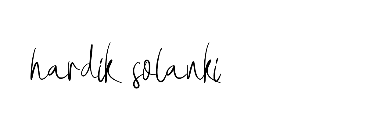 Signature of hardik-solanki