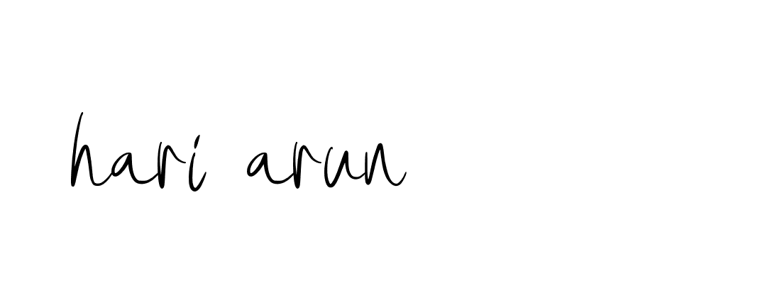 Signature of hari-arun