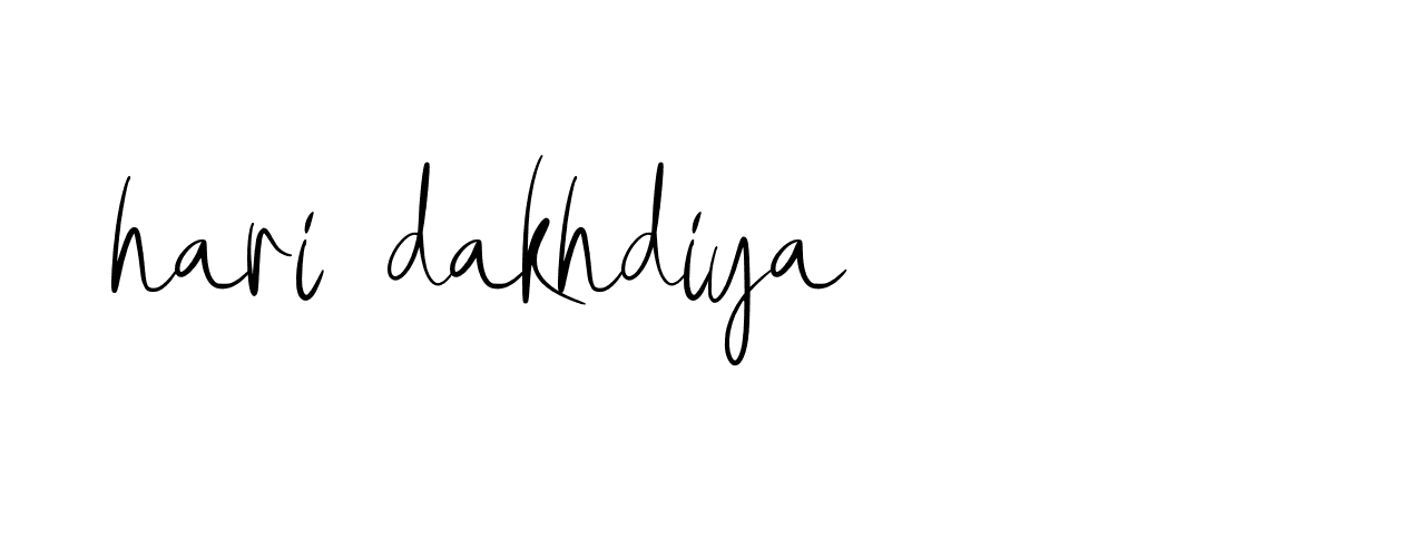 Signature of hari-dakhdiya