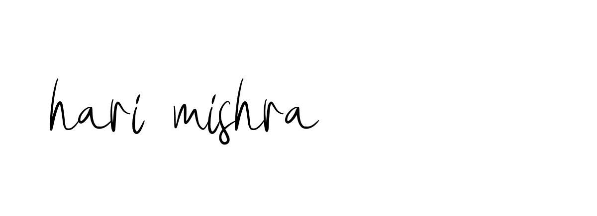 Signature of hari-mishra-