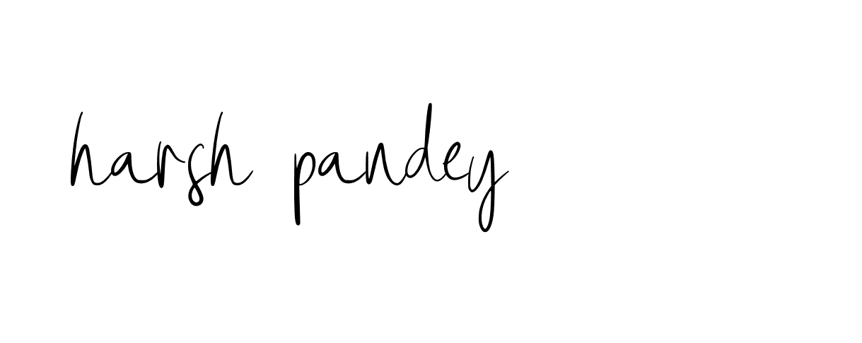 Signature of harsh-pandey