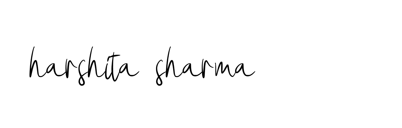 Signature of harshita-sharma