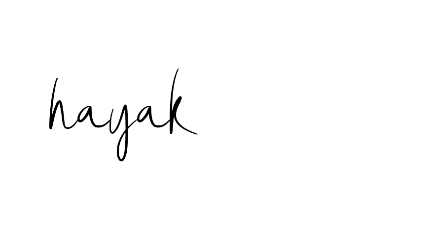 Signature of hayak