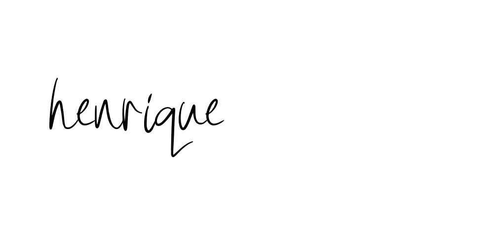 Signature of henrique-