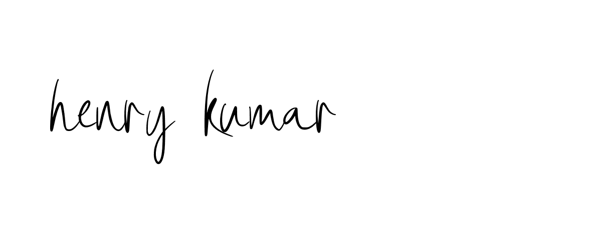 Signature of henry-kumar