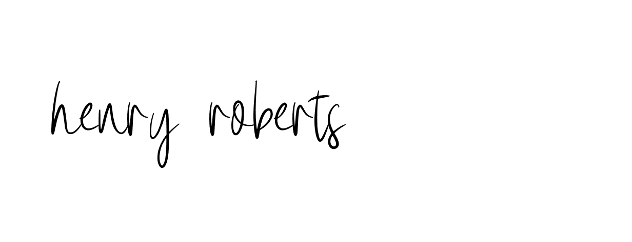 Signature of henry-roberts-