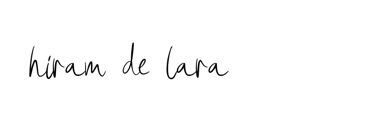 Signature of hiram-de-lara