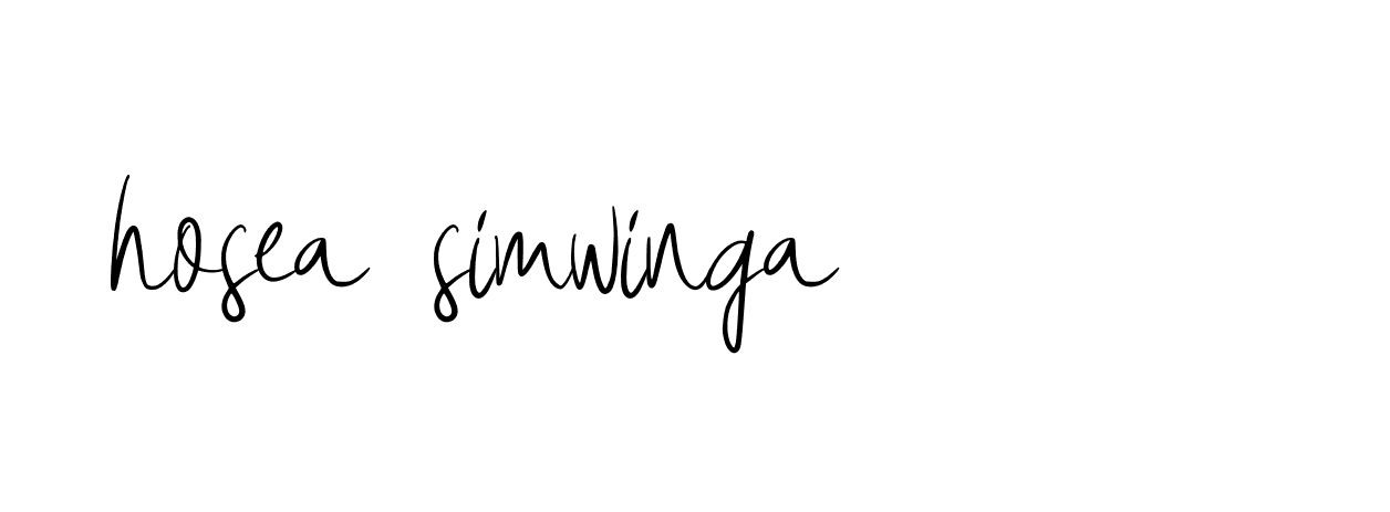 Signature of hosea-simwinga