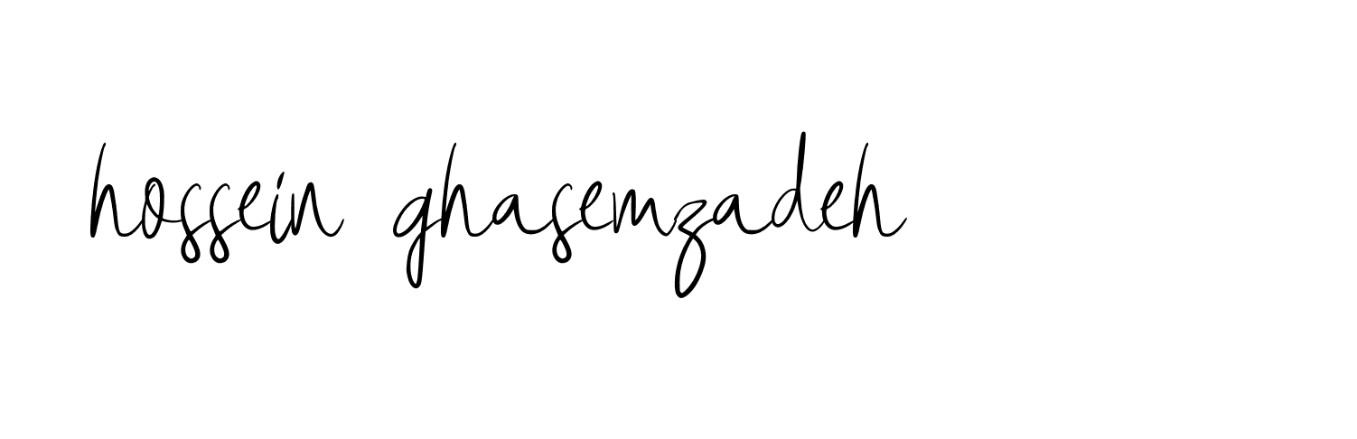 Signature of hossein-ghasemzadeh