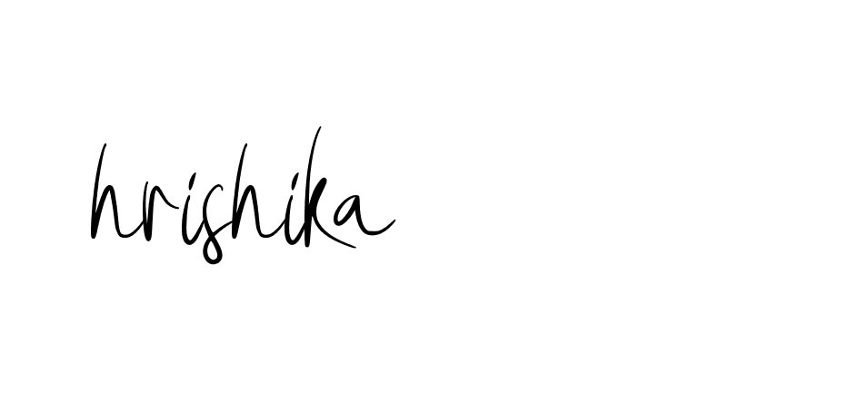 Signature of hrishika