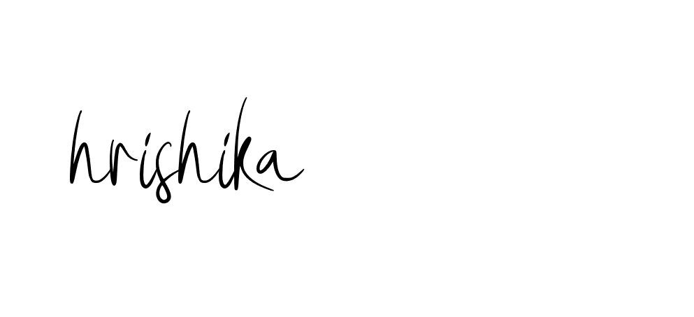 Signature of hrishika-