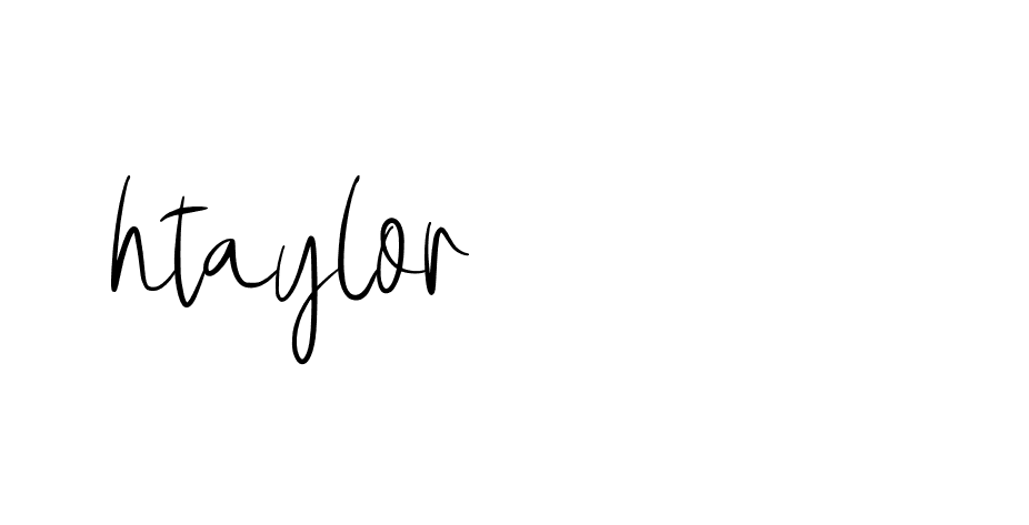 Signature of htaylor