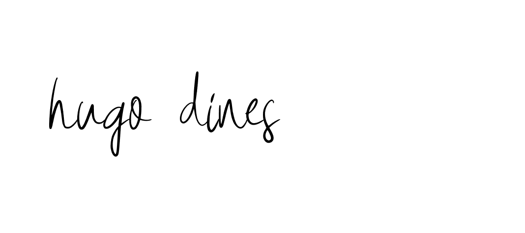 Signature of hugo-dines