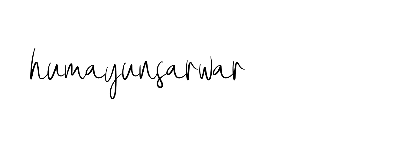 Signature of humayunsarwar