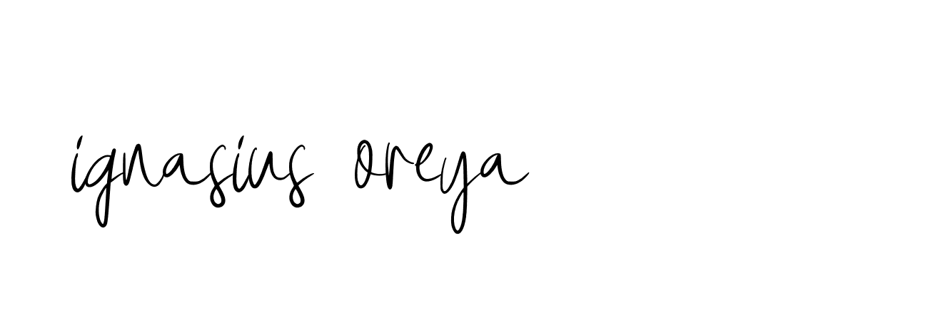 Signature of ignasius-oreya-