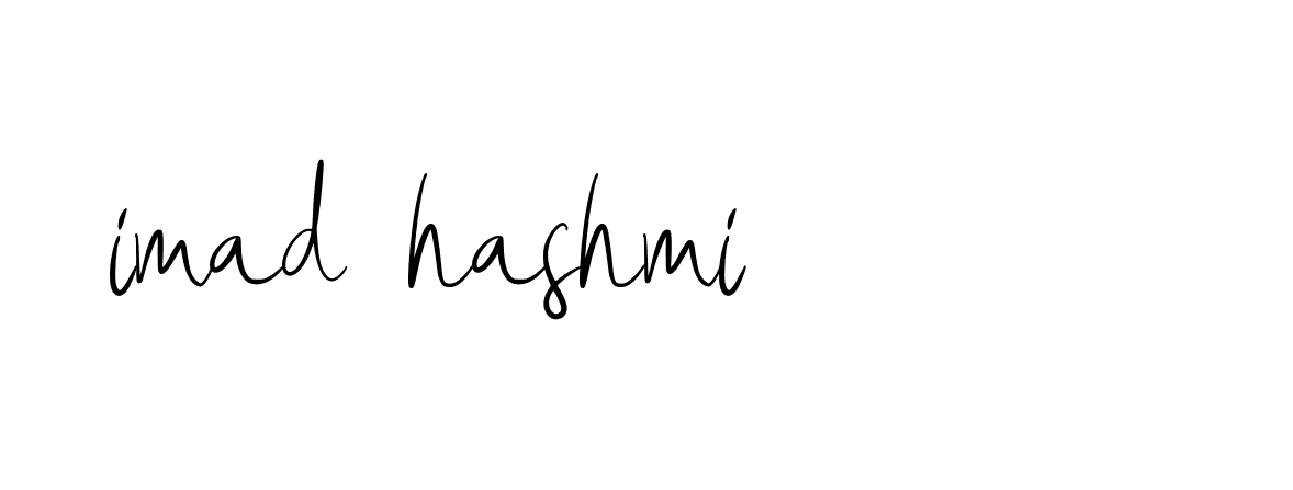 Signature of imad-hashmi