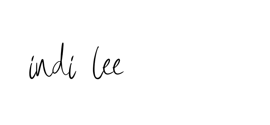 Signature of indi-lee