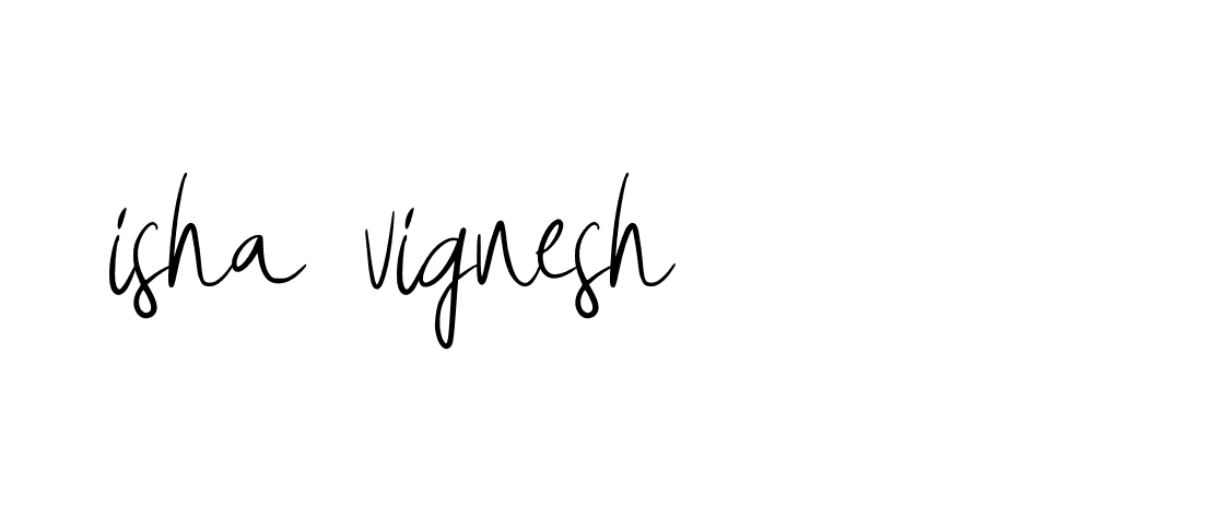 Signature of isha-vignesh