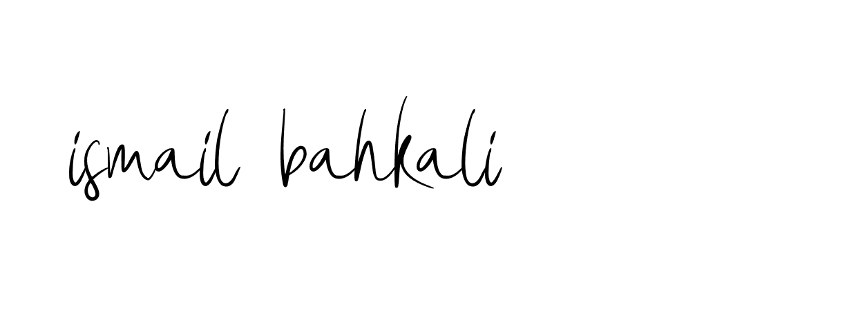 Signature of ismail-bahkali