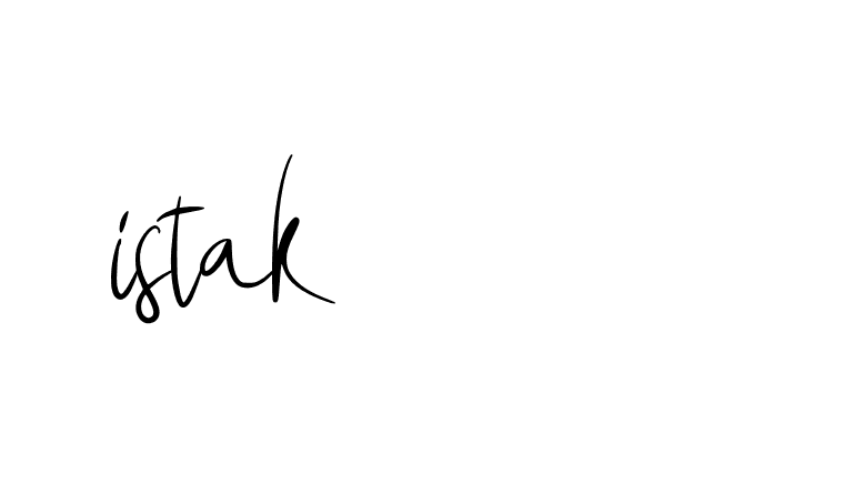 Signature of istak