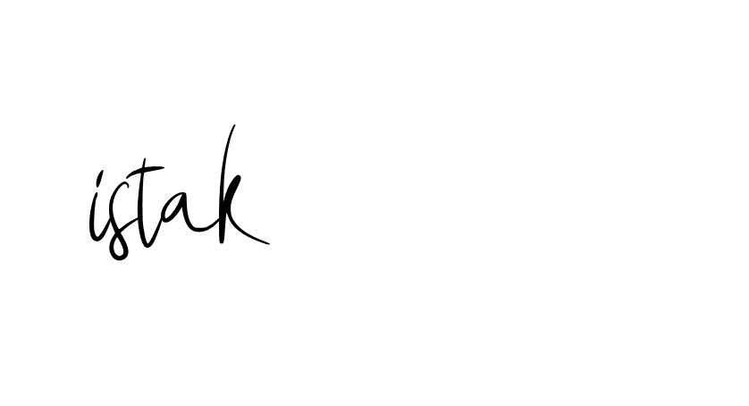 Signature of istak-