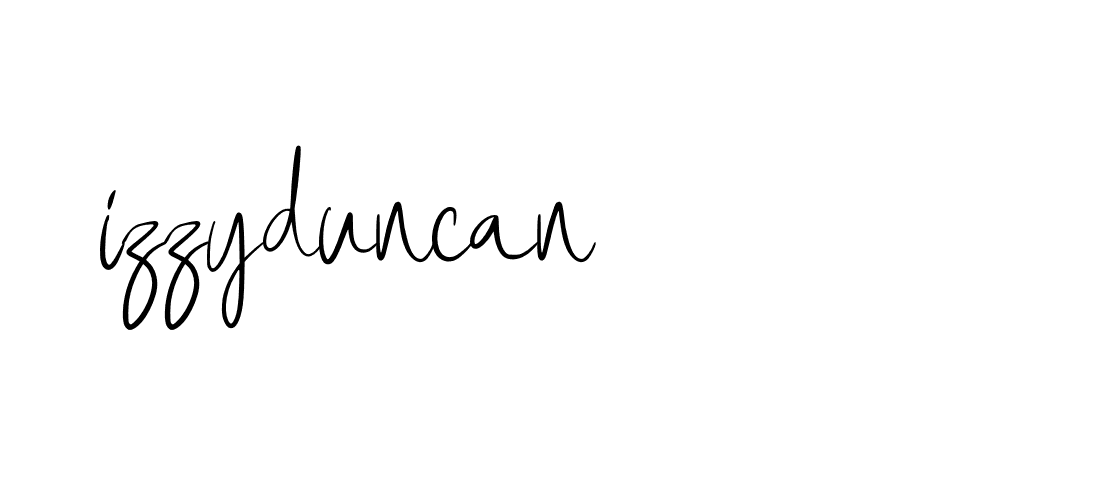 Signature of izzyduncan