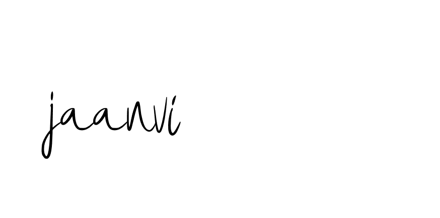 Signature of jaanvi