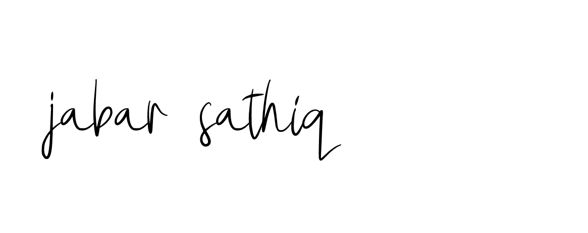 Signature of jabar-sathiq