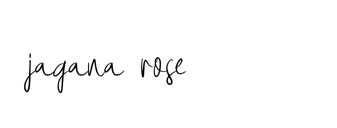 Signature of jagana-rose