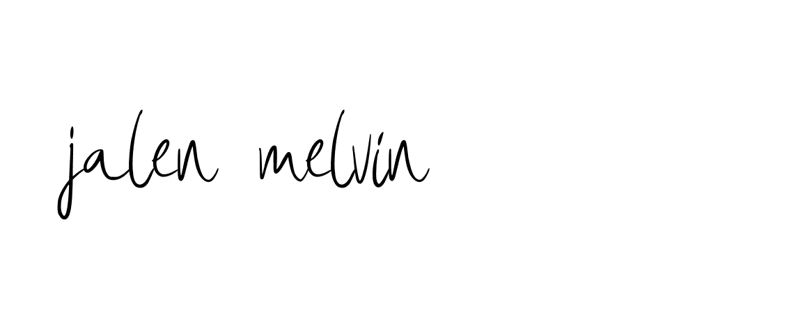 Signature of jalen-melvin