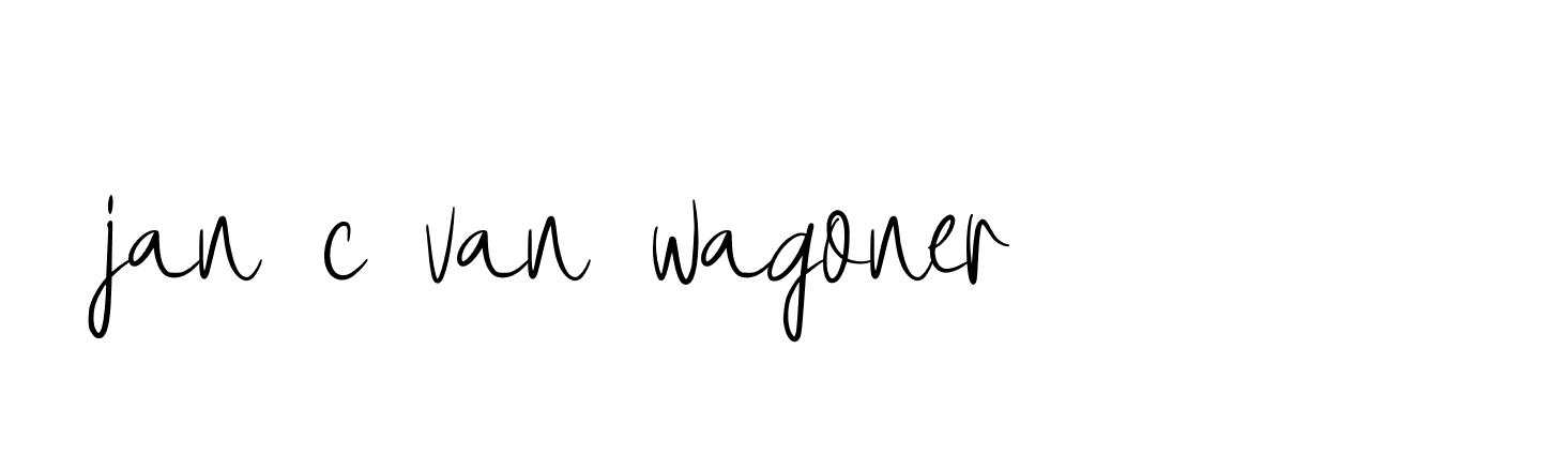 Signature of jan-c-van-wagoner