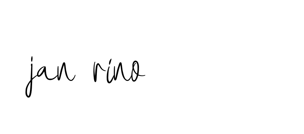 Signature of jan-rino