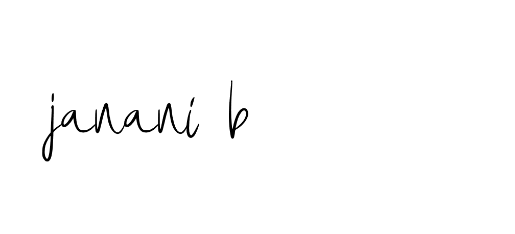 Signature of janani-b