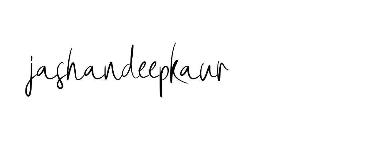 Signature of jashandeepkaur