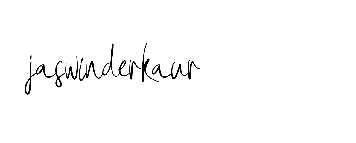 Signature of jaswinderkaur