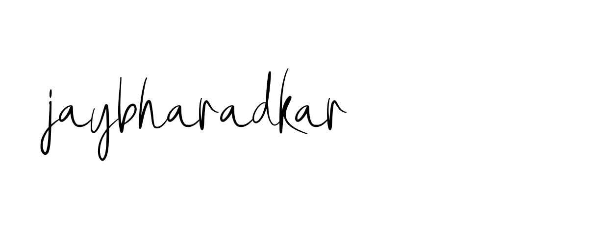 Signature of jaybharadkar