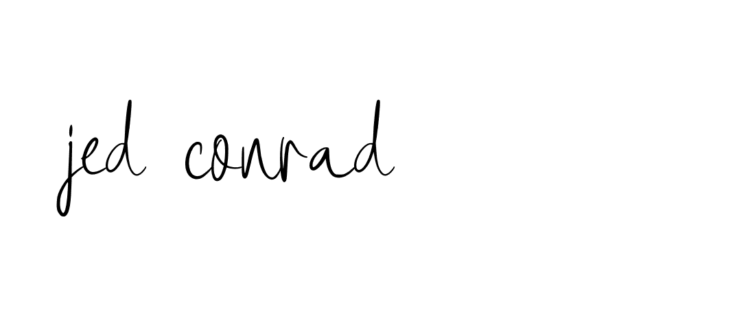 Signature of jed-conrad