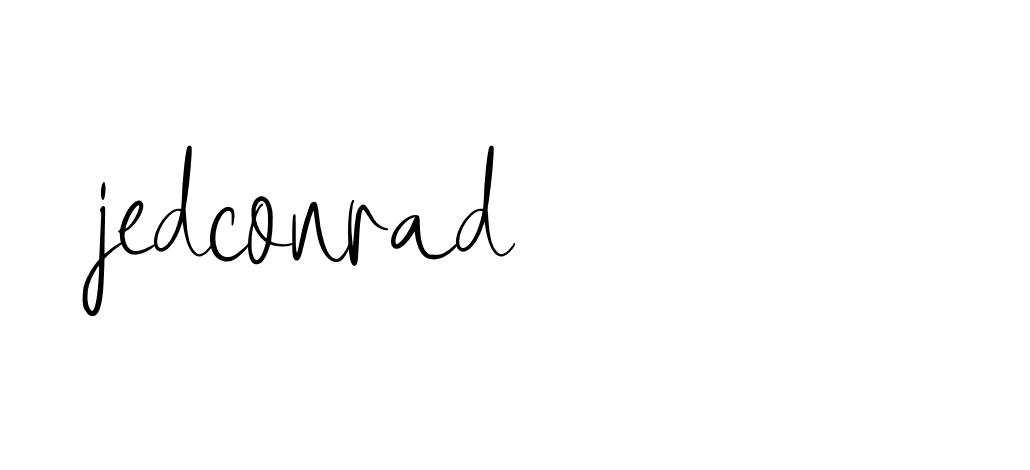 Signature of jedconrad