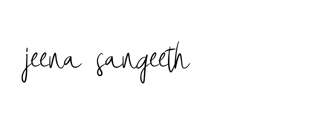 Signature of jeena-sangeeth