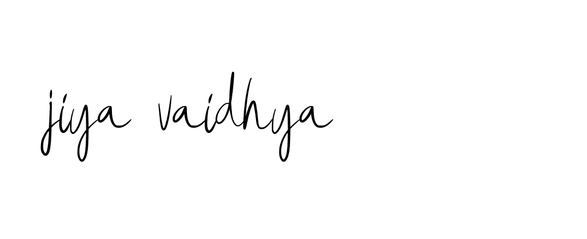 Signature of jiya-vaidhya