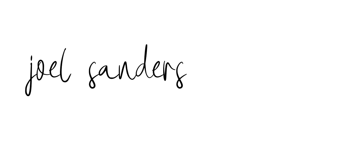 Signature of joel-sanders