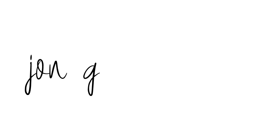 Signature of jon-g