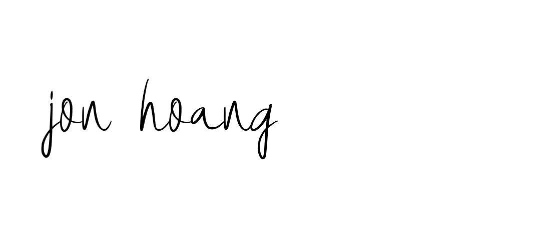 Signature of jon-hoang