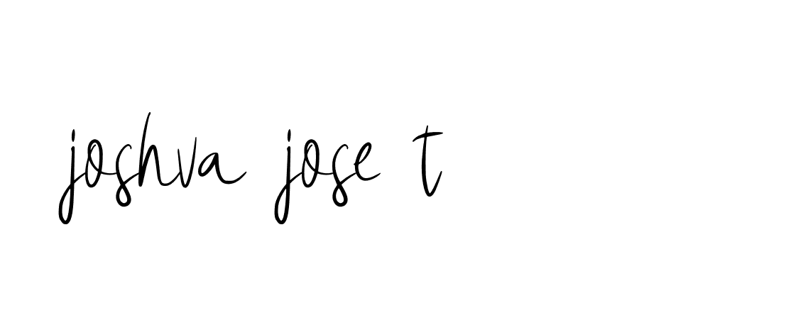 Signature of joshva-jose-t