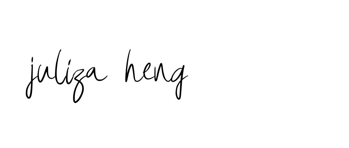 Signature of juliza-heng