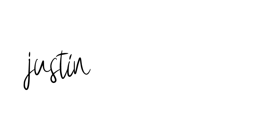 Signature of justin-