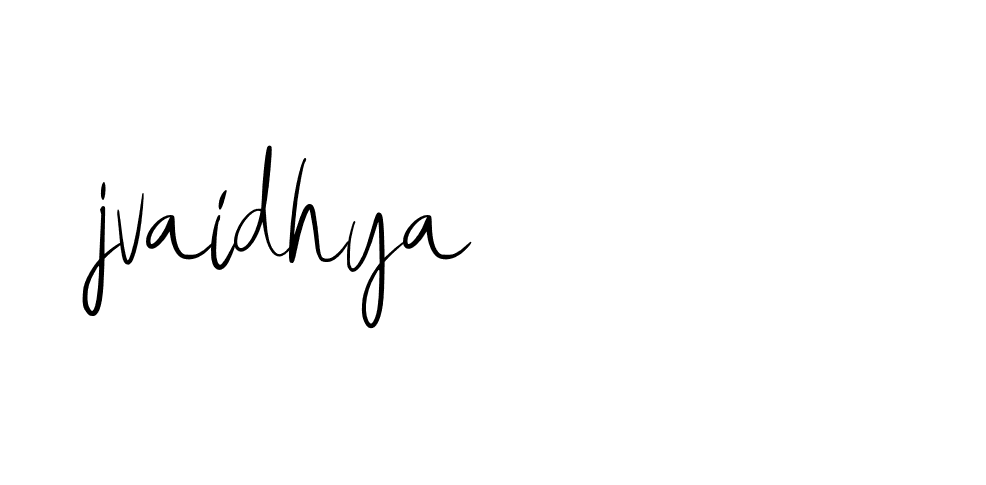 Signature of jvaidhya