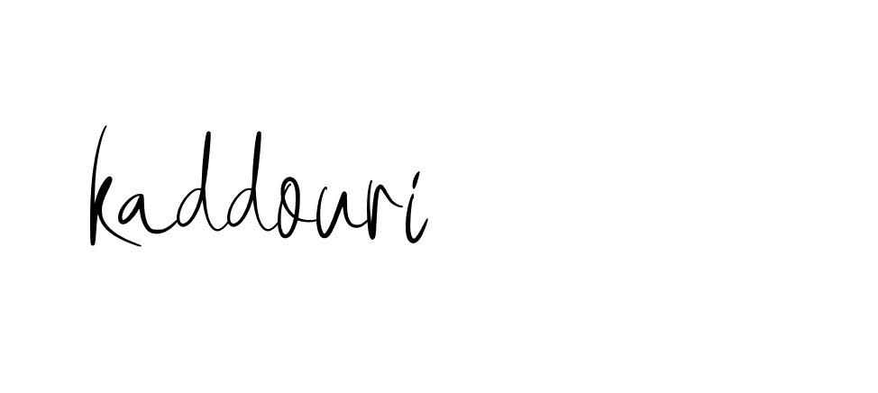 Signature of kaddouri