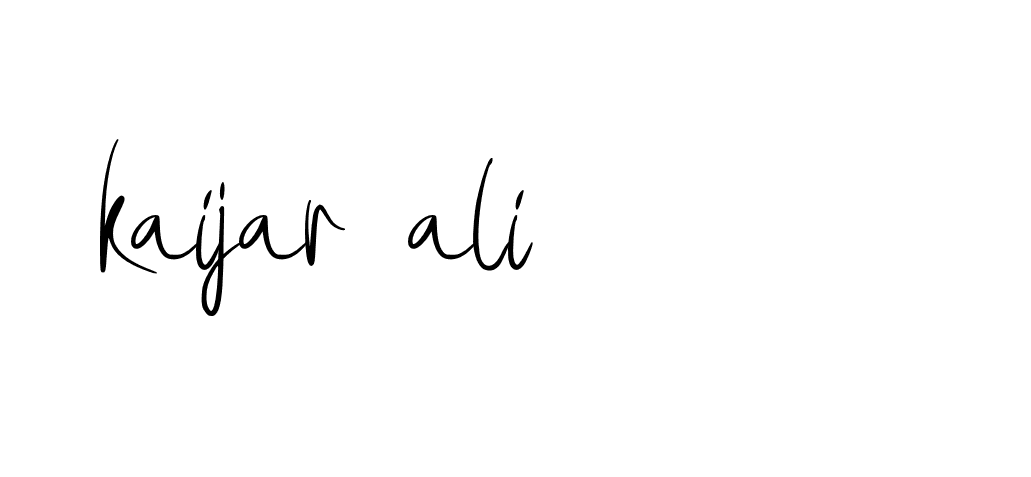 Signature of kaijar-ali