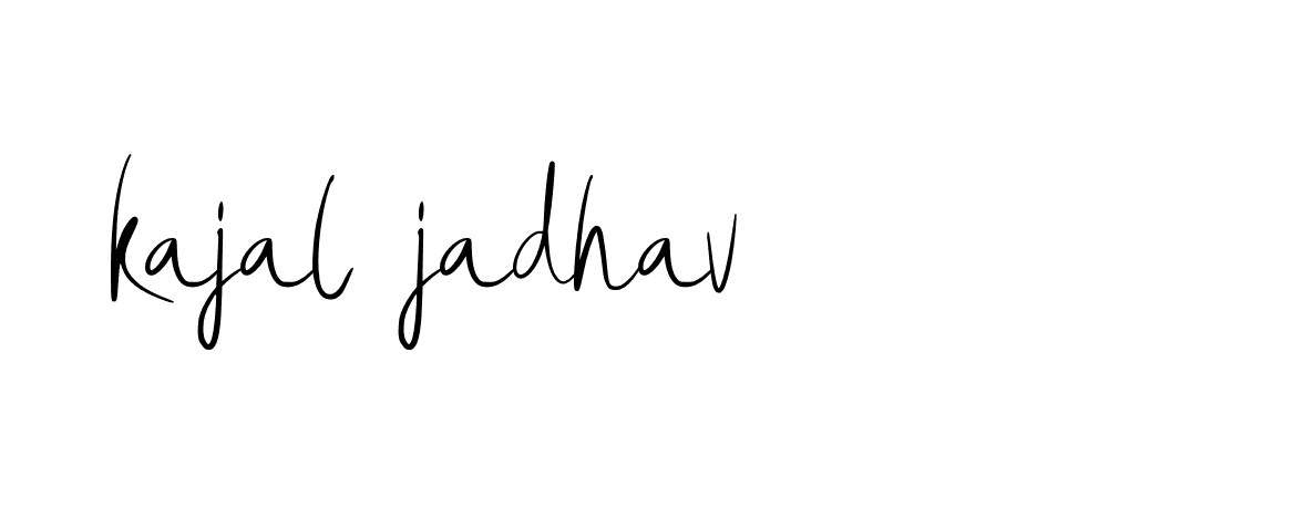 Signature of kajal-jadhav